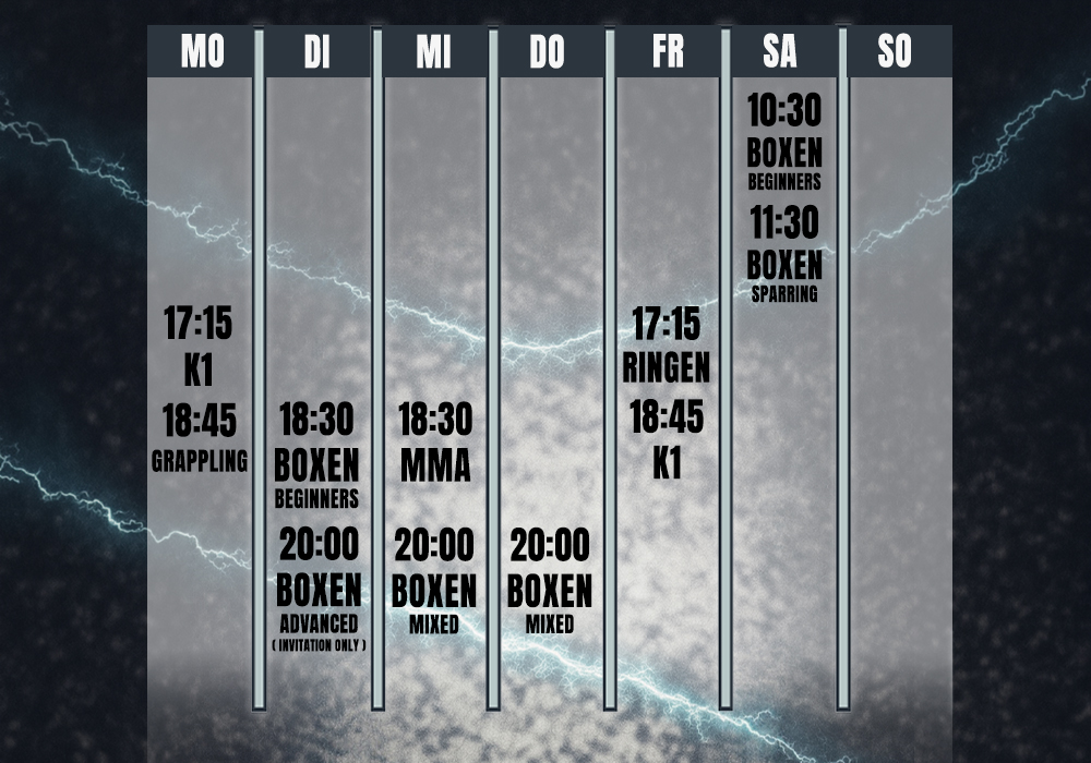 Unser Trainingsplan im Studio 44 Bochum